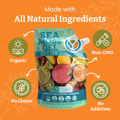 Using sea moss gel in a smoothie for energy