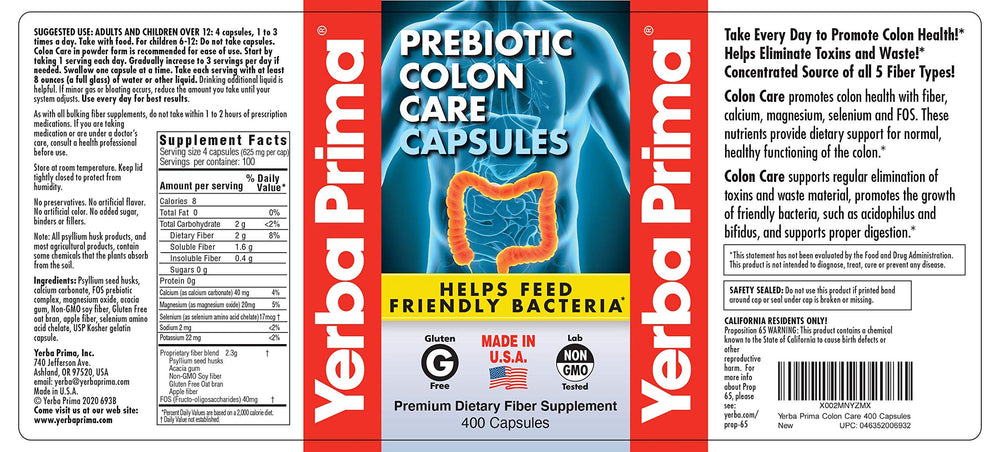 Psyllium fiber promoting colon health