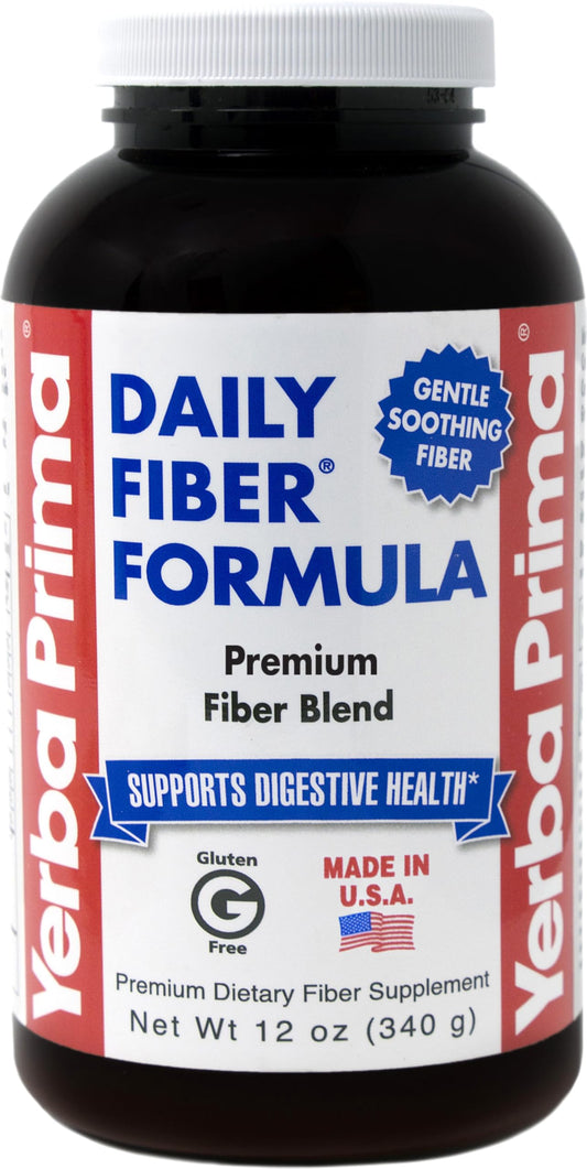 Yerba Prima Daily Fiber Powder 12 oz packaging