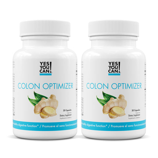 Front view of Yes You Can Colon Optimizer bottle
