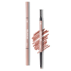 YES.EYE DO Auburn eyebrow pencil with brush for precise natural brows