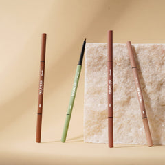 YES.EYE DO Auburn Eyebrow Pencil travel-friendly packaging for on-the-go touch-ups.