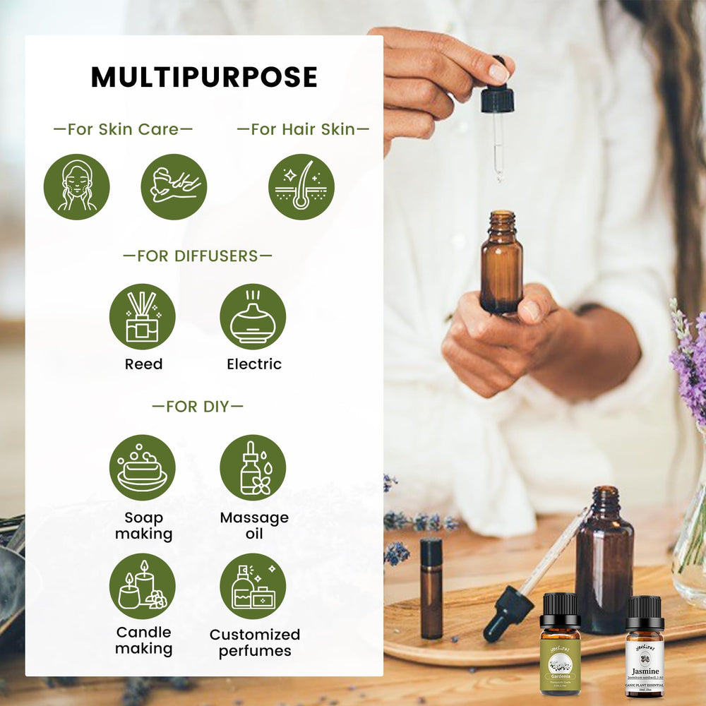 Elegant packaging of Yethious essential oil 2-pack