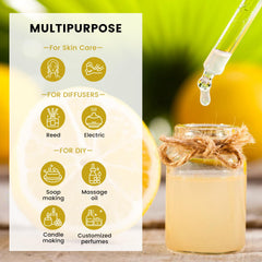 Lemon essential oil for candles and soap making