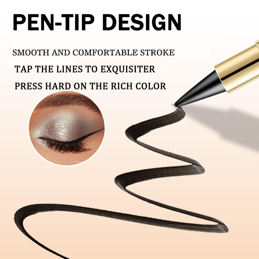 Yeuxtty Brown Gel Eyeliner Pencil is easy to apply for quick makeup looks