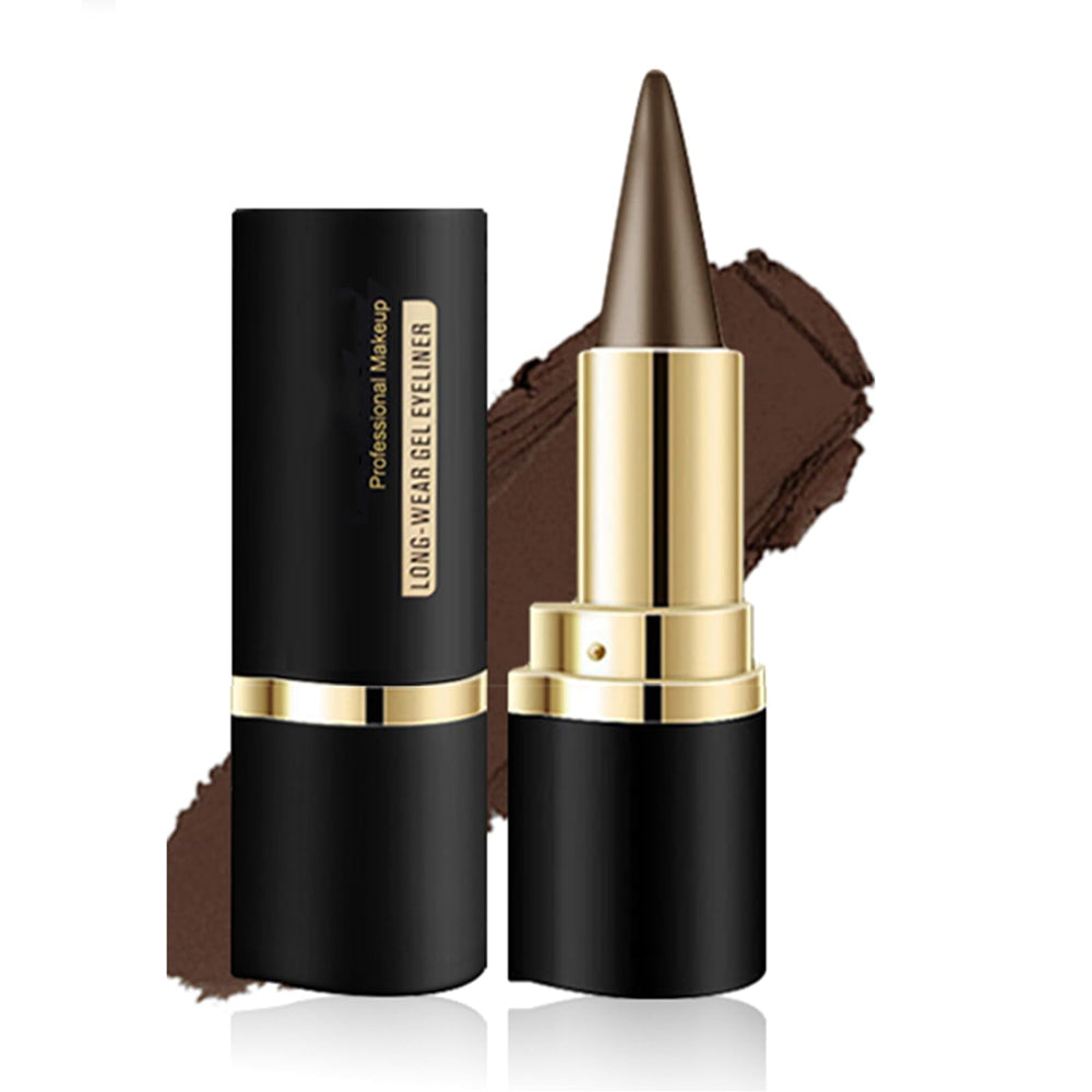 Yeuxtty Brown Gel Eyeliner Pencil creates precise eyeliner tip for defined lines