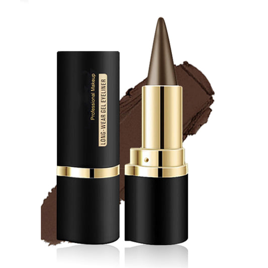 Yeuxtty Brown Gel Eyeliner Pencil creates precise eyeliner tip for defined lines