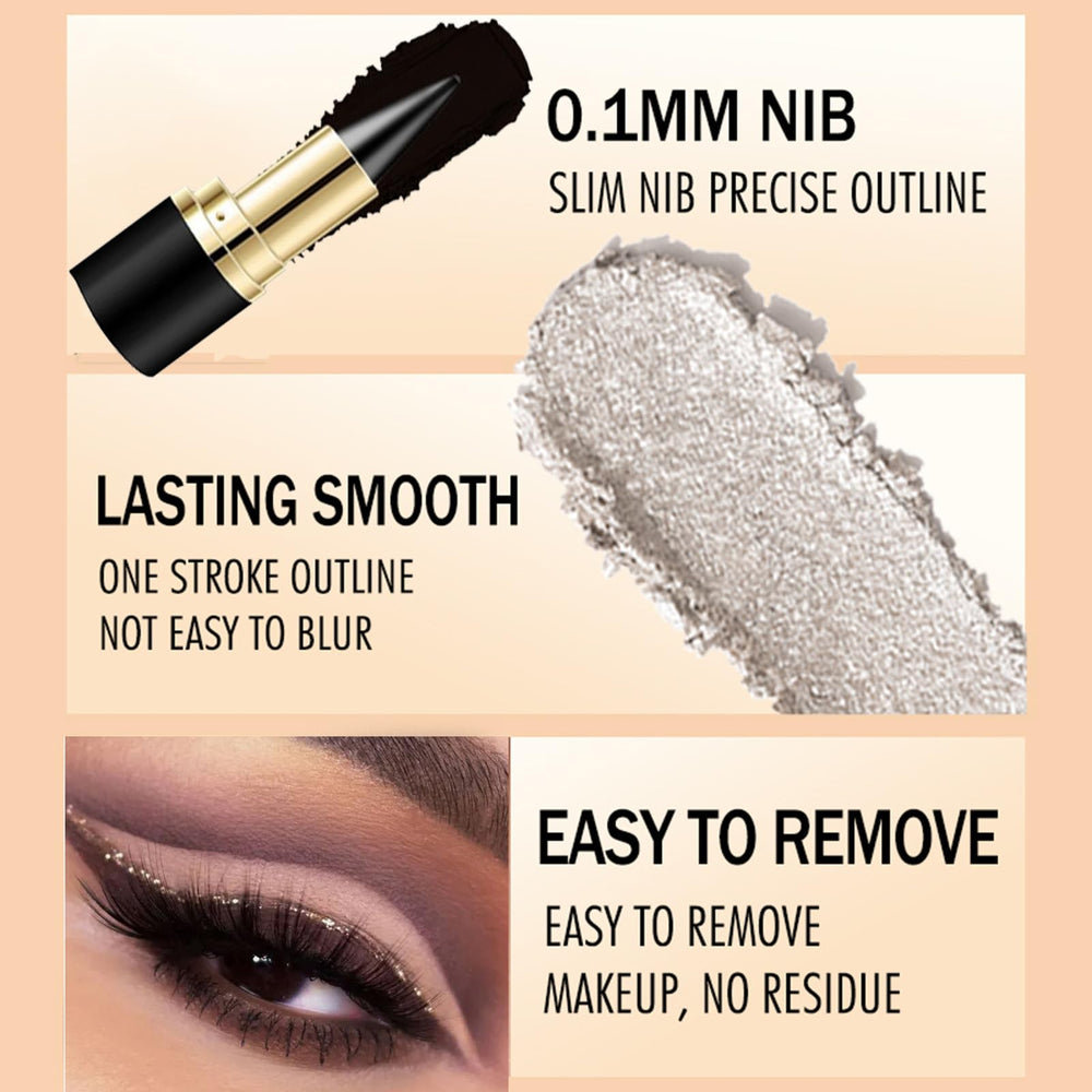 Yeuxtty Brown Gel Eyeliner Pencil with waterproof formula stays in place