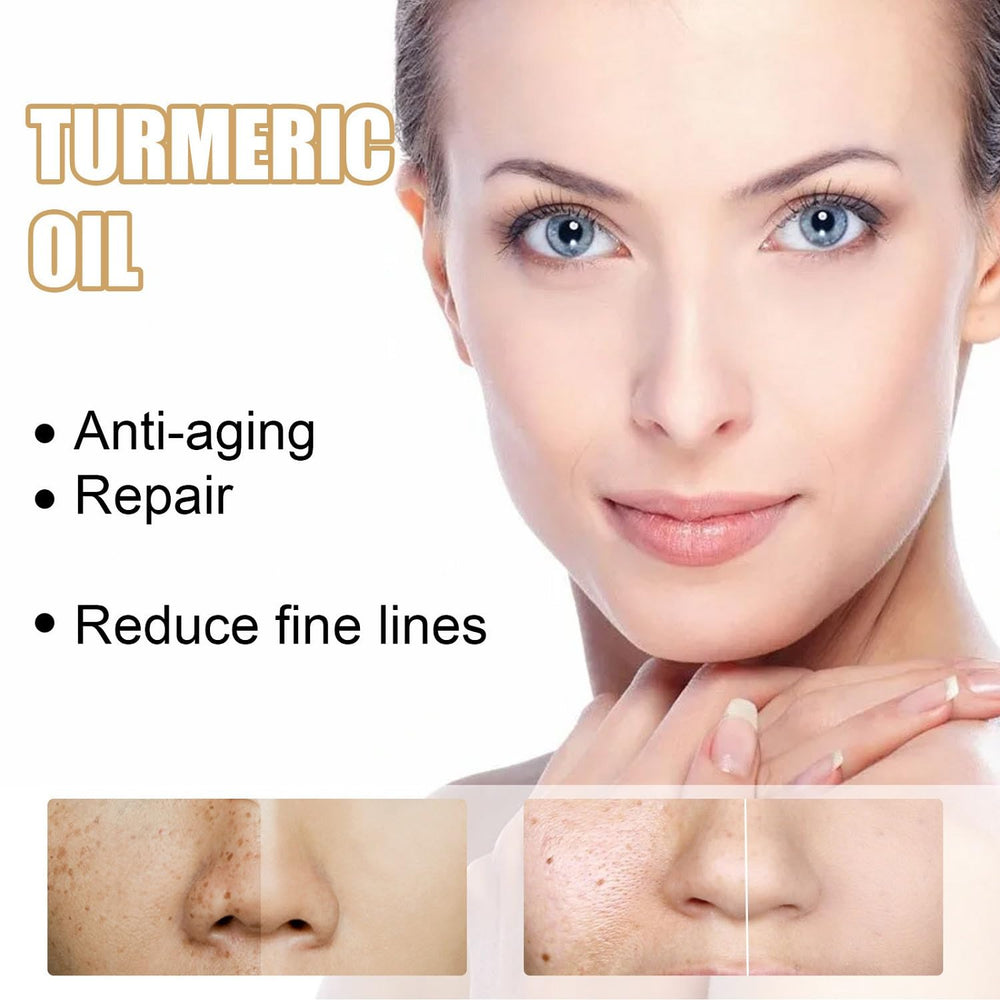 YG LianKai turmeric serum pump application demonstrates easy, mess free daily use