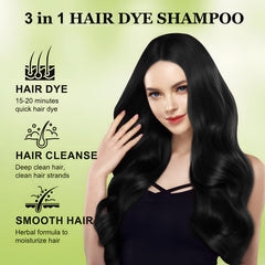 Yiciani Upgraded grey hair coverage shown in minutes