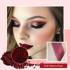 YiGuMy Refillable Eyeshadow Palette iron pans snap securely for travel.
