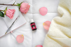 Young Living Ylang Ylang oil sealed cap closeup for premium freshness.