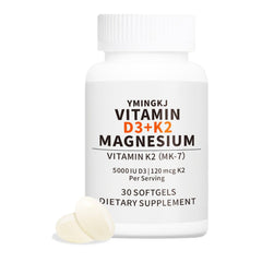 YMINGKJ D3 5000 IU and K2 MK-7 softgels (30 count)