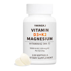 YMINGKJ Vitamin D3 K2 bottle with 120 softgels