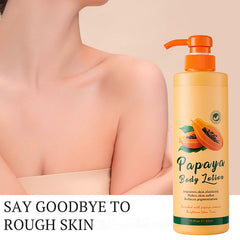 Yniquet Papaya Body Butter being massaged in for quick, non-greasy absorption
