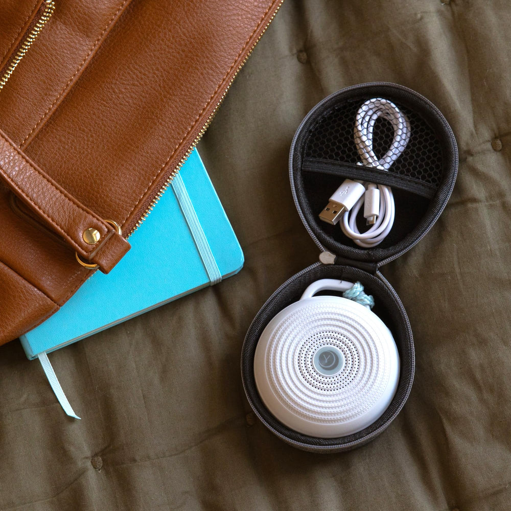 Yogasleep case compatibility spans Rohm and Hushh models for versatile travel.