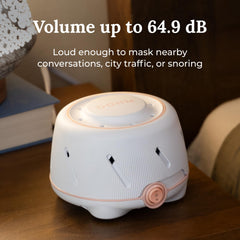 Yogasleep Dohm dual-speed controls for customizing tone and volume