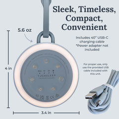 Yogasleep Hushh 2 backlit controls enable easy night use