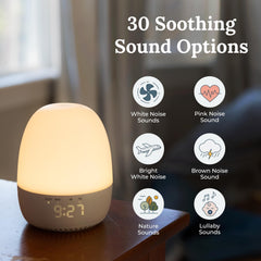 Yogasleep Light to Rise multicolor night light creates a cozy sleep cue