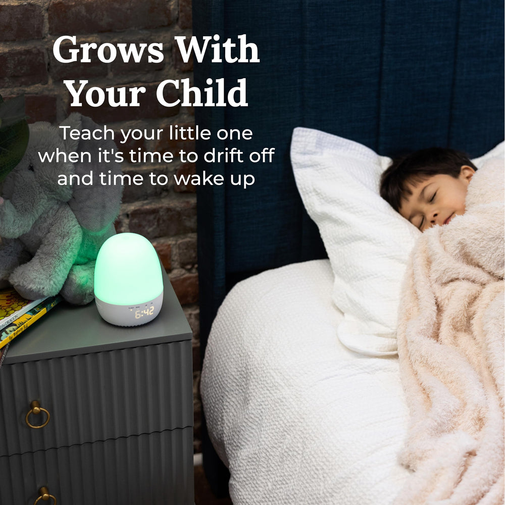 Yogasleep Light to Rise plug-in design stays powered for reliable use