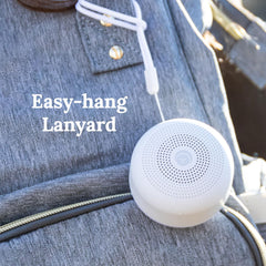 Yogasleep Travel Mini pocket-size device ideal for purses and diaper bags.