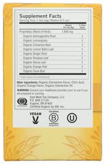 Citrus flavor notes with Clementine imagery
