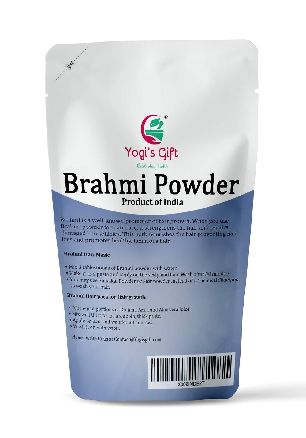 Yogi’s Gift hair growth paste in bowl showing scalp-boosting blend