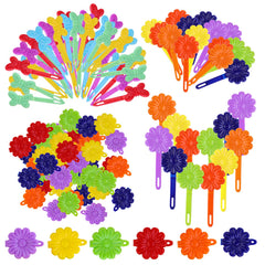 Yolev 76-piece self-hinge flower hair clip for quick hair styling.