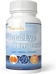 YongWell Total Eye Complex bottle on white background