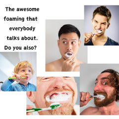 Ingredients in YouClean toothpaste tablets: nano-hydroxyapatite, xylitol and essential oils