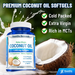 Back view of YounGlo Coconut Oil Pack 2
