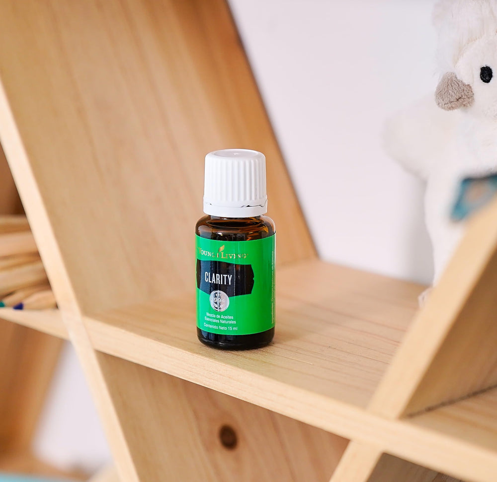 Young Living Clarity seed-to-seal label emphasizing pure, quality ingredients