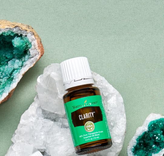 Young Living Clarity topical application image showing gentle dilution for skin care