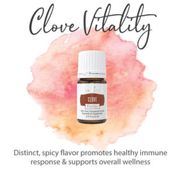 Teas and beverages with clove vitality flavor