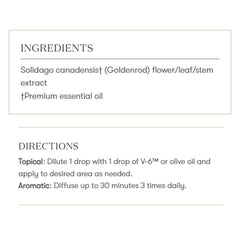 Young Living Goldenrod essential oil skin-care-blend demonstrating versatile topical use