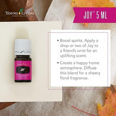 Calm and relaxing ambiance featuring Joy essential oil