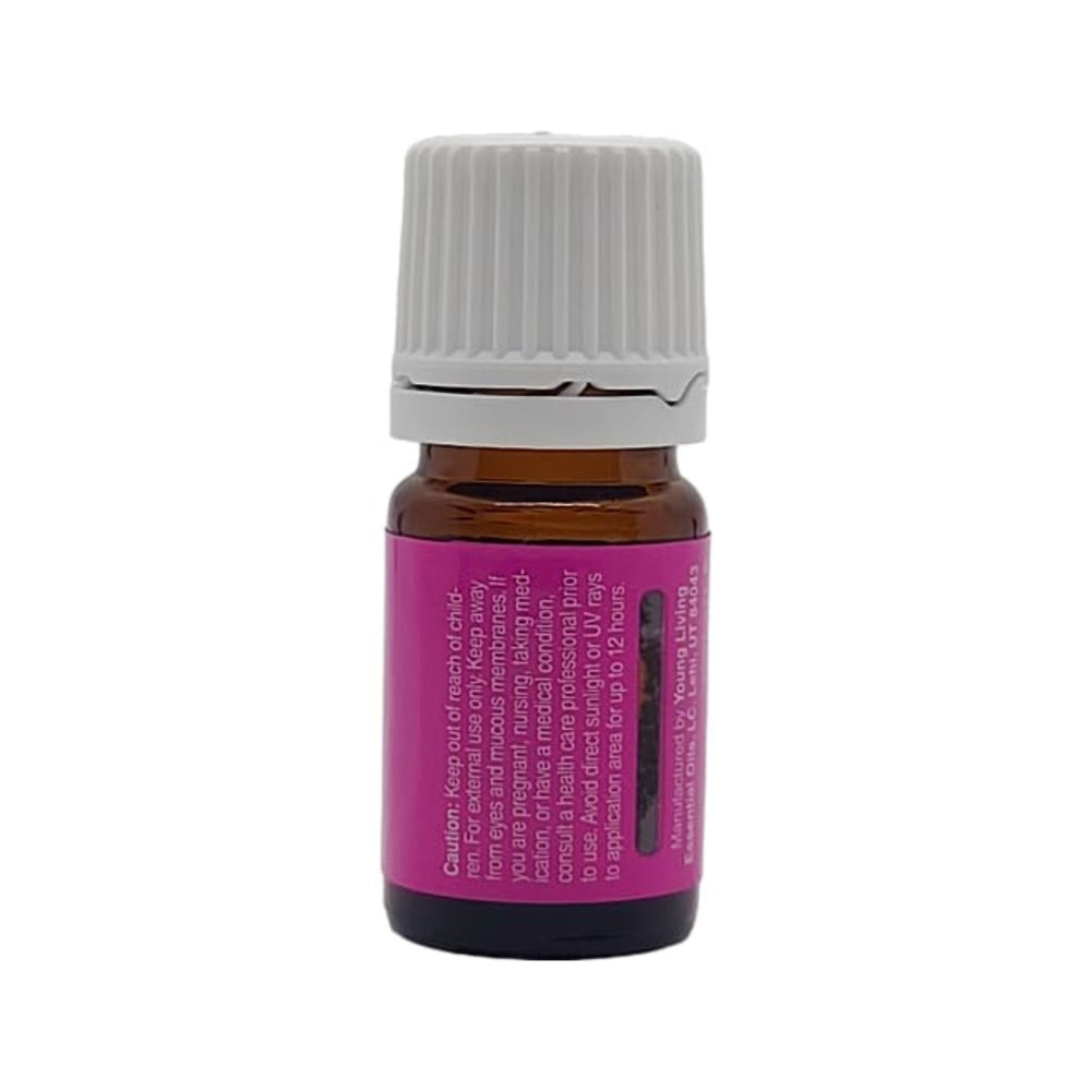 Joy essential oil blend 5ml packaging with natural decor
