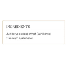 Young Living juniper essential oil 15ml bottle ready for gifting.