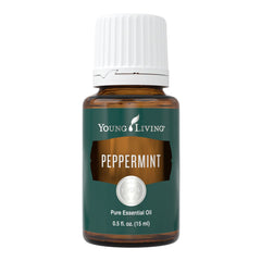 Young Living Peppermint Essential Oil 15ml bottle with label