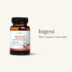 Young Living Prostate Health packaging front with bottle label