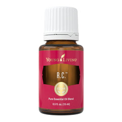 Young Living R.C. Essential Oil Blend 15ml bottle – front view