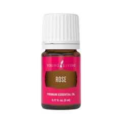 Young Living Rose Essential Oil bottle closeup for diffuser and skincare routines
