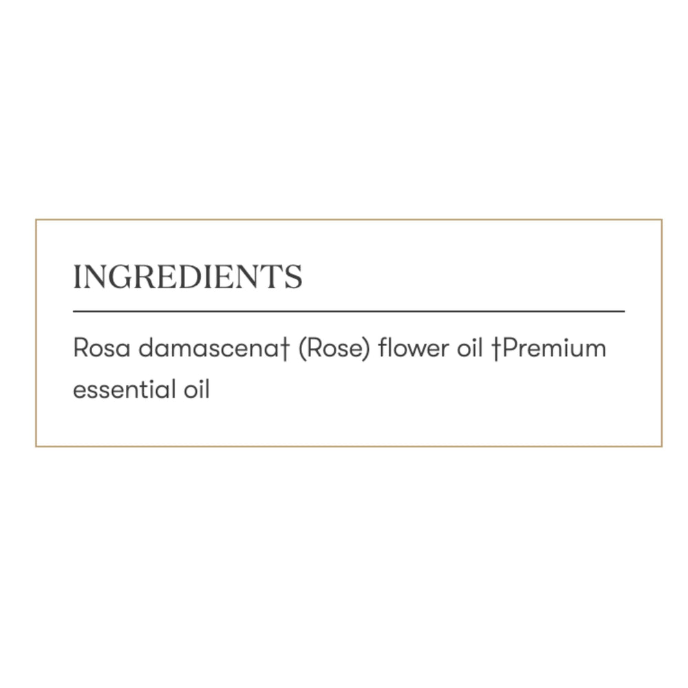 Young Living Rose Essential Oil bottle with rose petals for personal scent rituals