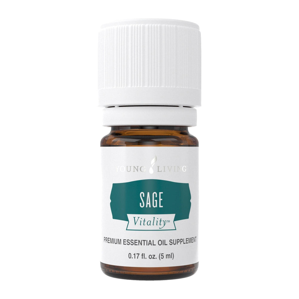 Young Living Sage Vitality 5ml bottle ready for versatile rituals and flavor use.