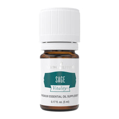 Young Living Sage Vitality 5ml bottle ready for versatile rituals and flavor use.