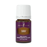 Young Living SARA essential oil 5 ml bottle offering calming balance and focus