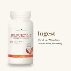 Young Living Sulfurzyme powder ingredients vegan and GMO-free