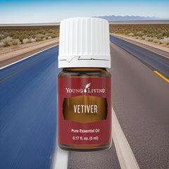 Young Living Vetiver skincare application illustrates versatile use in nightly routines