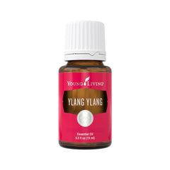 Young Living Ylang Ylang oil 15ml bottle ready for calming aromatherapy rituals.