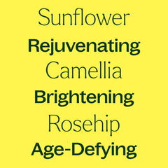 Face application of Younger Glo Carrier Oil Blend for mature skin